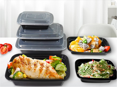 Rectangular Disposable Plastic Containers