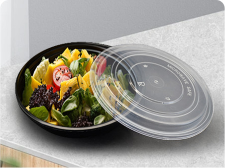 Round Disposable Plastic Containers