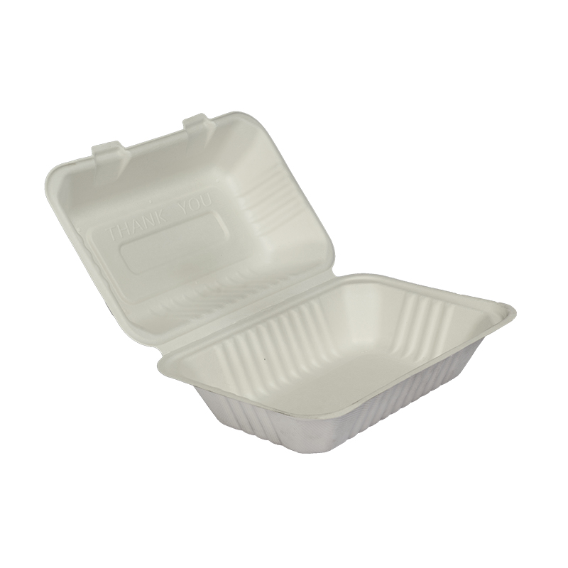 White Compostable Food Box